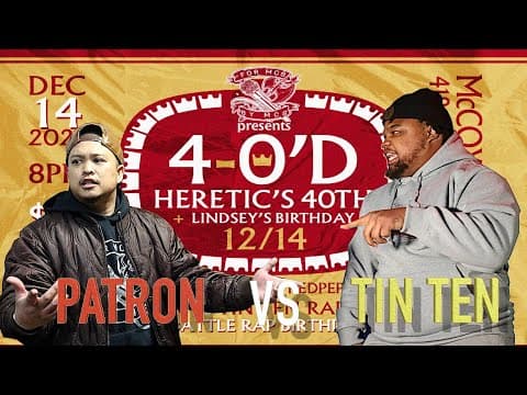 Patron vs Tin Ten