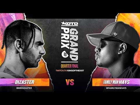 Dizaster vs Family Man Hays